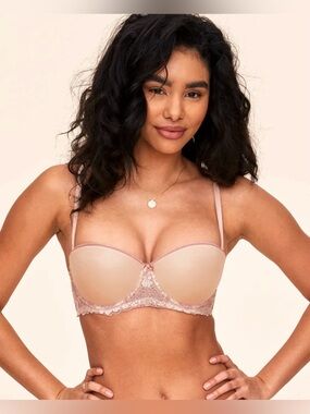 Adore Me *Kendil* Beige Push Up Bra